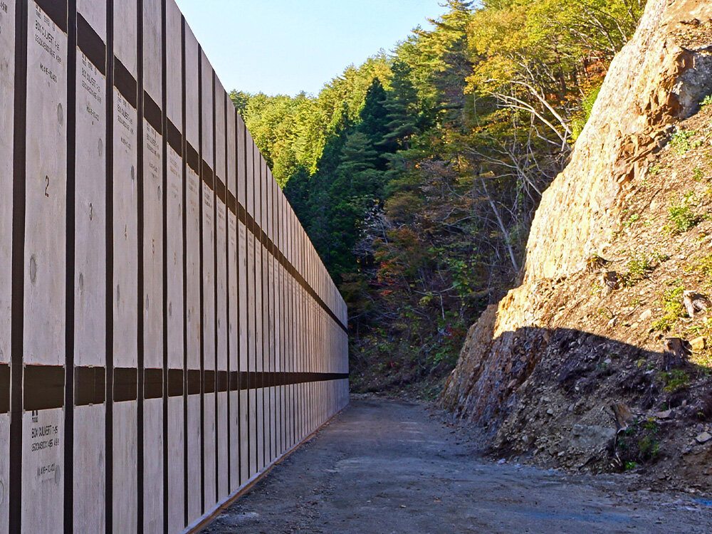 崎山地区道路改良工事