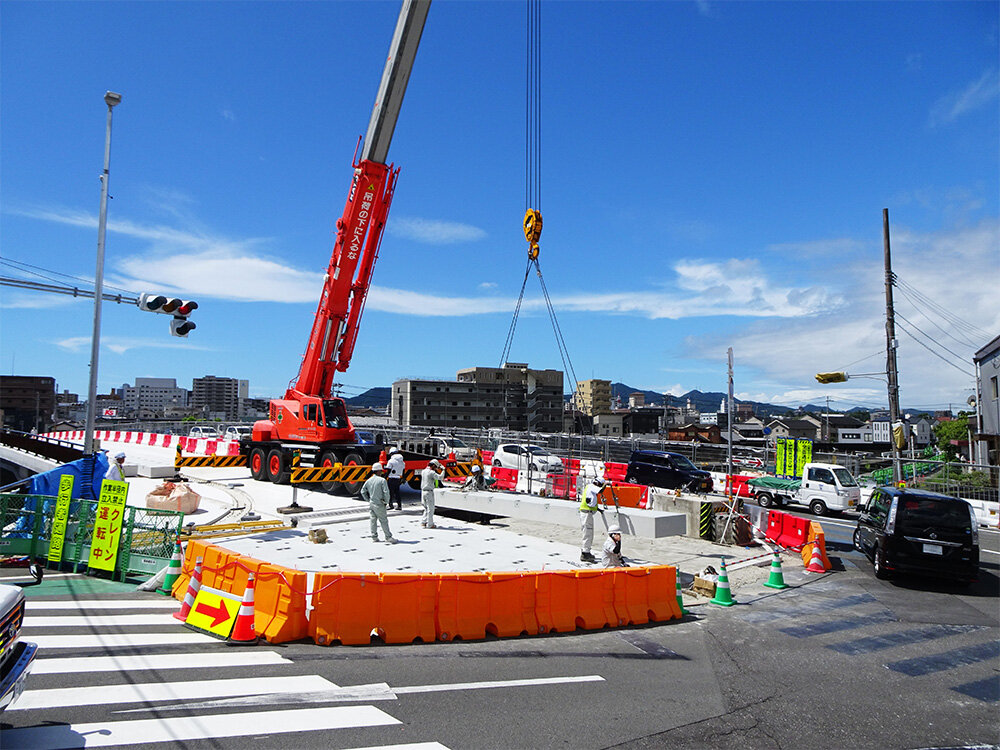 高知駅秦南町線道路改良工事