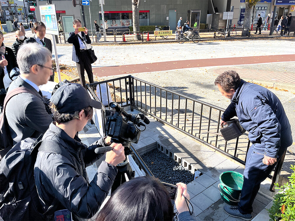 大井町駅 駅前ロータリー グリーンインフラ施設モデル整備