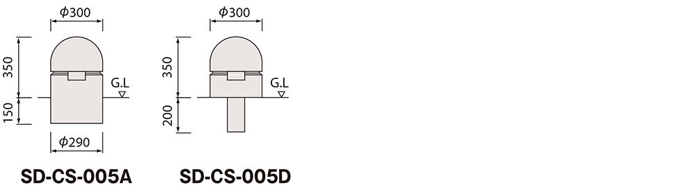SD-CS-005 固定・可動規格・形状