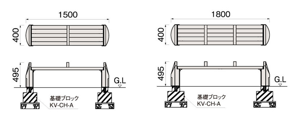 D400手すり付き規格・形状